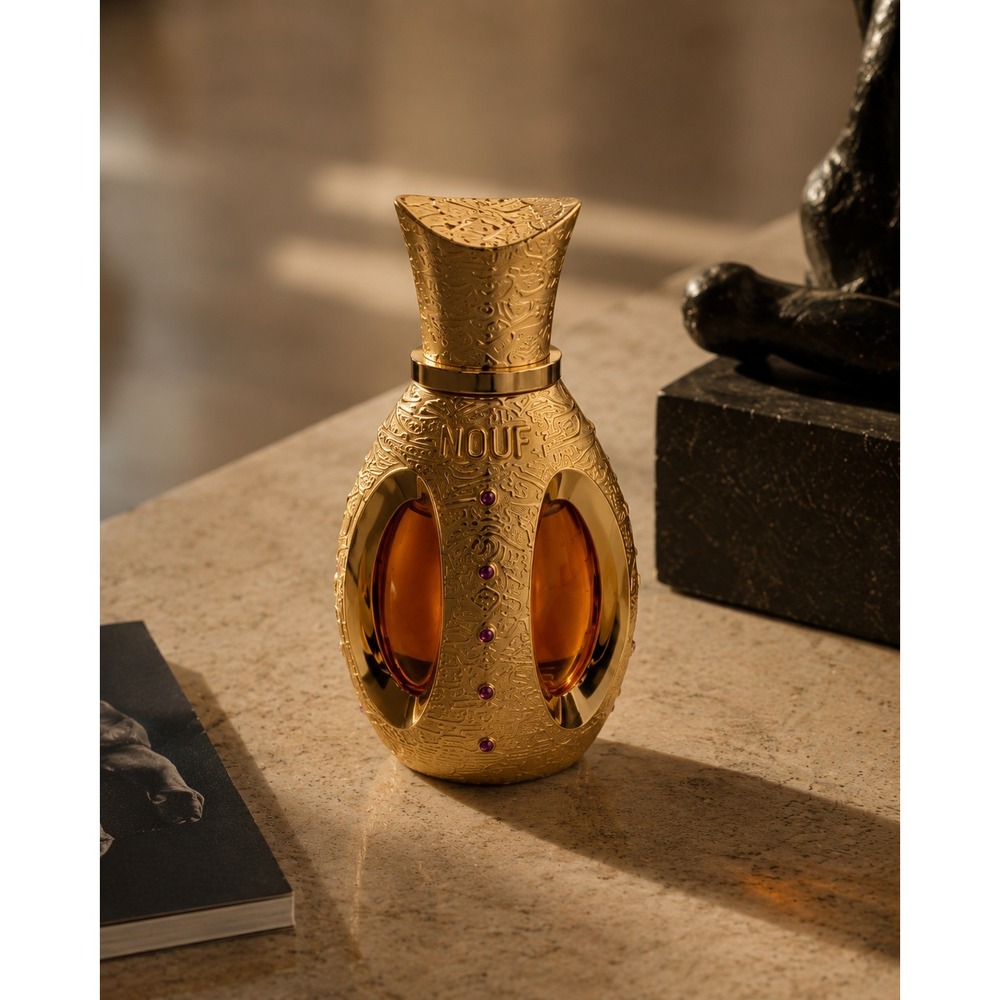 Swiss Arabian Nouf Concentrated Perfume Oil 50ml Gold Ornate‎ Bottle Amber Woody